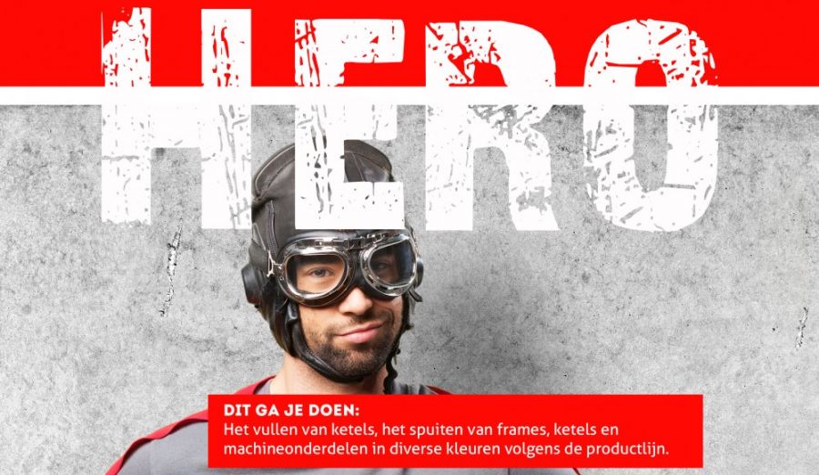 Trainee spray painting department